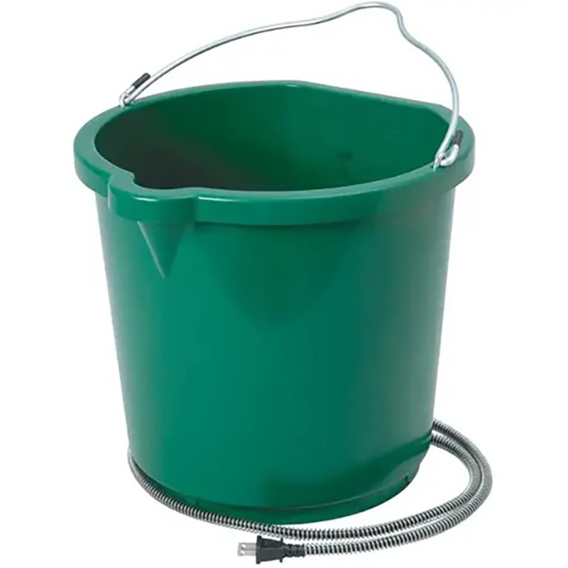 Heated buckets