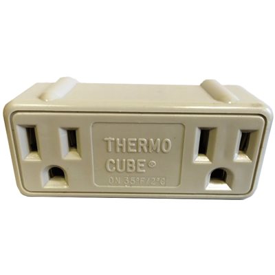 Thermo-cube (S'allume à 2°C, s'éteint à 7°C)