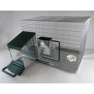 Deluxe chicken cage 36'' X 24'' with nest